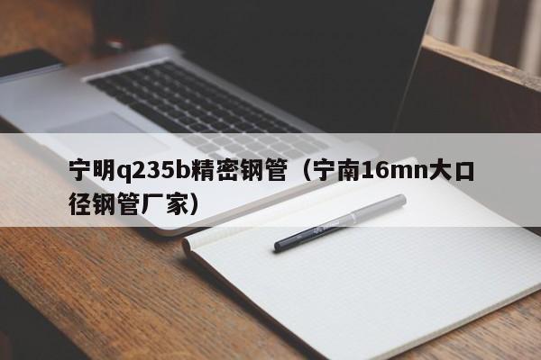 寧明q235b精密鋼管（寧南16mn大口徑鋼管廠家）